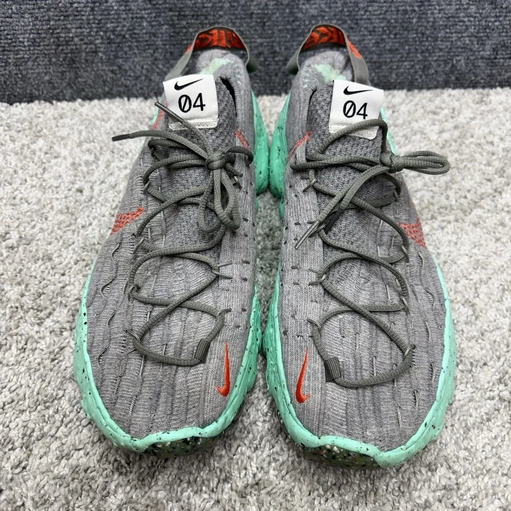 Nike Space Hippie 04 Sneakers Gray Green Shoes CZ6398-020 men's size 11